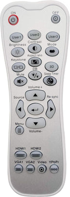 INTECHING BR-3003B Projector Remote Control for Optoma GT1080Darbee, GT1080, HD141X, HD142X, HD143X, HD144X, HD26BR, HD27, HD27HDR, HD28DSE, HD29Darbee, HD39Darbee, UHD40, UHD50, UHD550X, UHD60, UHZ65