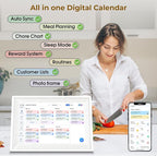 Calendar, 10.1" WiFi Smart Wall Calendar & Chore Chart,