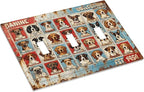 Bvtewkhz Dogs Funny Puppy Pets Vintage 3 Gang Triple Toggle Decorative Outlet Covers Light Switch Plate Electrical Receptacle Switchplate For Bathroom Kitchen Bedroom