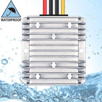 LEDMO DC/DC 24V Step Down to 12V Converter Regulator Reducer 20A 240W Automatic Reducer Transformer for Golf Cart Club Car Truck Vehicle Boat Solar System