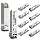 OPSTRAN 10GBASE-LR SFP+ Optical Transceiver Module Compatible with Cisco SFP-10G-LR SFP-10G-LR-S SFP-10G-LR-X 10G SFP+ LR 1310nm 10km DDM Duplex LC SMF 10 Pack