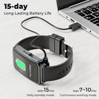 Fitness Tracker (Answer/Make Call)，Smart Watch 24/7 Heart Rate Spo2 Blood Oxygen Monitor Sleep Tracker, 120 Sports Modes Pedometer Calorie Step Tracker, Waterproof Activity Tracker for Women Men Black