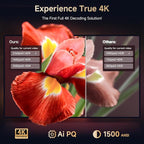 4K Projector with Built-in Apps, 1500ANSI Auto Focus&6D Keystone Dolby Audio Kogata Smart Projector with WiFi 6 Bluetooth Outdoor Movie Proyector for Home Theater HDR10+ UPGRADE