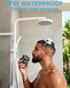 Clicar head shavers for bald men,Magnetic Detachable Head Shaver，Wet or Dry beard trimmer for men，7D IPX7 Waterproof razors for men，Type-C Digital display electric razor for men，Better gifts for men