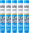 Dymoll 14.17" Lint Roller Refills, Extreme Sticky Large Surface Lint Roller for Cleaning Pet Hair, Wall, Dust, Carpets, Floor, Clothing, Car, 4 Rollers Total 360 Sheets