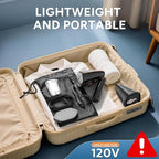 IRONDAY Steamer for Clothes, 1200W Portable Handheld Garment Steamer&Iron 2-in-1 with Fast Heat-up, Auto-Off, 350ml Water Tank, Powerful Foldable Handle Clothes Steamer Compact Size for Travel Home