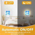 GANTINIR Cross Heaven Night Light, Plug-into Blessed Nightlight White LED Lamp, Energy Efficient Decor Desk Lamp for Bedroom Hallway Stairs Bathroom