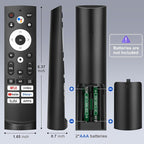 Only for Voice Replacement Hisense-TV-Remote-Control, for Hisense-Google-Smart-TV-4K LED QLED UHD ULED