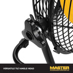 Master Professional 12 inch High Velocity Powerful Direct Drive Steel Floor Fan