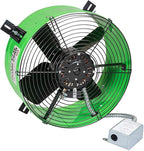 Maxx Air Professional Grade Gable Mount | Power Attic Ventilator, 2.6-Amp 60-Hz Motor and 14-Inch Blade | Quiet Home Attic Fan 1650 CFM | 2500 SQ. FT. (Green)