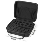 Arkeiliy Battery Organizer, Battery Organizer Storage Case with Tester BT-168, Waterproof Battery Holder Box Holds, Battery Case Organizer 60+ AA AAA C D 9V Batteries (Batteries are Not Included)