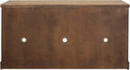 Avondale 60" TV Console Barn Door Entertainment Stand Wood Accent Cabinet Brown
