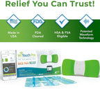 WiTouch Pro Bluetooth TENS Unit – Wireless Lower Back Pain Relief Device | FDA-Cleared, Drug-Free, Wearable & Discreet | 15 Intensity Levels + App Control | Includes 3 Pairs Gel Pads