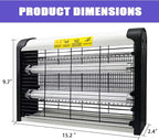 20W Electric Indoor Bug Zapper, Mosquito Trap with UV Light, Insect Killer Eliminator for Home, Office, Restaurant