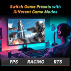 KTC 27 Inch 280Hz Gaming Monitor, FHD 1080P 240Hz PC Computer Monitor, Fast VA Panel, 1ms GTG, FreeSync G-Sync Compatible, HDR Support, 126% sRGB, HDMI and Displayport Inputs, H27E22P