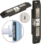 MENGQI-CONTROL TCP/IP Network 4 Door Smart Access Control Panel System Electric Strike Lock for Push Panic Bar Device Emergency Door, RFID Keypad Reader Enroll USB Reader 110V Power Supply Box