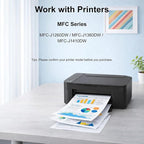 VLOVEINK LC501XL Ink Cartridges Compatible with Brother LC501 LC501XL Ink Cartridges use with Work Smart MFC-J1260DW, MFC-J1360DW and MFC-J1410DW Printer (4 Pack, Black, Cyan, Magenta, Yellow)