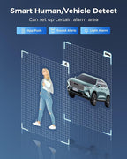 【360°View】 Hiseeu 12MP NVR 12 Pcs 5MP PoE PTZ Cameras, 350°Pan 90° Tilt，Auto Human Tracking, Human Vehicle Detect, 2 Way Audio, 7/24 Record&Playback，4TB HDD for Home Surveillance Outdoor Indoor
