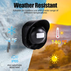Shaogax Driveway Alarm-328ft Long Range Wireless Driveway Alarm Weatherproof Outdoor Motion Sensor&Detector Security Alert-Protect Outdoor/Indoor Property-1 Receiver and 4 Sensors-38 Chimes