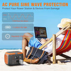 SinKeu 300W Portable Power Station, 260Wh/70400mAh Outdoor Solar Generator, Mobile Lithium Battery Pack, 110V Outlet Solar Power Banks, Camping Power Supply for Laptop, Hurricane Supplies