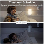 EIGHTREE Smart Plug, WiFi Outlet Works with Alexa & Google Home, Smart Home Socket with Remote Control & Timer Function, 2.4GHz WiFi Only, 4 Packs