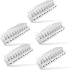 【5PCS】 Unitek Multi Charging Station, 10-Port USB Charger for Multiple Device with SmartIC Tech and Adjustable Dividers, Organizer Stand Compatible with iPad, Tablet, Kindle, iPhone - 5PCS, White