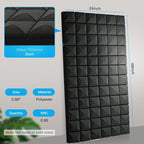 4 PCS Acoustic Panels,48''X24''X2'' Sound Proof Foam Panels for Walls,High Density Fire Resistant & Noise Absorbing for Studio, Office, Home (Black, 4 Pack)