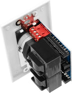 OSD Audio 300W in Wall Volume Control Impedance Matching for Home Speakers, Rotary Knob White SVC300