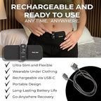 TENS 7000 Heat + TENS Unit for Menstrual Cramp Relief - Wearable Period Pain Device with Heat Therapy & 15 Intensity Levels, USB-C Rechargeable, Discreet & Portable