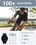 Parsonver Smart Watch for Men Women(Answer/Make Calls), HD Screen Fitness Tracker IP68 Waterproof 100+ Sport Modes, Heart Rate Sleep Monitor, Pedometer, Smartwatch for Android Phones/iPhone Compatible