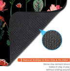 Armanza Square Mouse Pad Blooming Botanical Flowers,Personalized Premium-Textured Custom Mouse Mat Design,Washable Mousepad Cloth,Non-Slip Rubber Base Computer Mouse Pads for Wireless Mouse