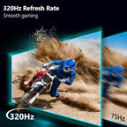 Acer Nitro 27” Gaming Monitor | WQHD 2560 x 1440 | IPS | ZeroFrame | AMD FreeSync Premium | 320Hz Refresh Rate | Up to 0.5ms | DCI-P3 90% | 1 x Display Port 1.4 & 2 x HDMI 2.1 | KG271U F3bmiipx
