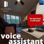 YoLink LoRa Smart Door & Window Sensor: Up to 1/4 Mile Open-Air Range, Door Left-Open Reminders, up to 5 Year Battery Life, Alexa, IFTTT, Home Assistant, Home Security, Hub Required