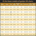 ZKAD-5 5 Pin Lift Chair Remote Only Fit for 2 Motors Golden and Ultra Comfort Chairs with 11 Button(Include SIT or Home, Not Twilight) Remote, Recliner Hand Control Part 5-Years Free Replacement