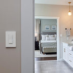 Lutron Diva Smart Dimmer Light Switch for Caseta Lighting (Lutron Smart Hub Required), for LED Lights, 150W, Single-Pole/3-Way, No Neutral, Gray (DVRF-6L-GR)