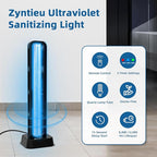 Zyntieu 69W UV Light Sanitizer with Remote Control and 3 Timers – Home Disinfection Device 99.99% Cleaned of Germs, Viruses, Mold and Dust Mites – Whole Room Disinfection Lamp for Home and Office