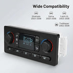 599-211XD A/C Control Switch Air Conditioning Climate Control Module, Front Module Panel for 2003-2004 Chevrolet Silverado Suburban Avalanche Tahoe GMC Sierra Yukon Cadillac Escalade Rainier Hummer