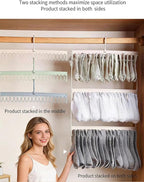 Socks Drying Racks Hanger Socks Organizer Hook Hanger with 54 Clips, Clothes Drying Racks Windproof for Drying Socks Bras Underwears Baby Clothes, Hats Scarfs Towels Pants and Gloves Diaper (Pink)