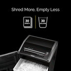 Fellowes Powershred 425Ci 100% Jam Proof Commercial Grade 30-Sheet Cross-Cut Paper Shredder, TAA Compliant (38425), Black