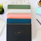 Undated Weekly Schedule | Business Planner | 8.25” x 11.75” ADHD Organizer | Premium Multi-Layout Schedule | Black | Landscape Layout