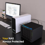 GOLDENMATE 1000VA/600W Lithium UPS Battery Backup and Surge Protector, Sinewave UPS System with LiFePO4 Battery(153.6 Wh), 2025 Upgraded Pro Ver. with Communication Port, 8 Outlets, LCD Display, White