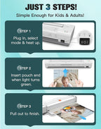 Laminator Machine 13 Inch Lamination Machine with Auto Paper Feed, Never Jam A3 Thermal Lamination, 20 Laminating Sheets 10-in-1 Laminator with Cutter, Trimmer & Corner Rounder for Office School Home