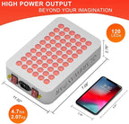 LED Red Light Therapy for Body Infrared Red Light Therapy Red Light Panel Red Light Therapy Device Red Light Therapy for Face, White
