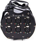 MFL. DMX Splitter with One Input 6-Way Distributor 3-Pin Xlr Separate Dmx Signal Amplifier System