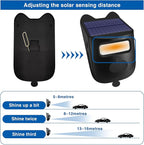 HoneTeek Solar Driveway Alarm, Wireless 600ft Range Driveway Motion Sensor Alarm Weatherproof, Weather Resistant Motion Sensor & Detector Outdoor, Home Security Alert System-1 Sensor & 1 Doorbell