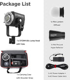 Aputure Storm 80c RGB LED Video Light - 80W Full-Color Point Source Fixture, 20,185 Lux @1m, 1800K-20,000K, Advanced Diode Mixing, CRI≥97, IP65 Weatherproof, Sidus Link, DMX & LumenRadio Control