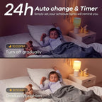 Linkind Matter Smart Light Bulb, WiFi Smart Bulbs, Work with Apple Home, Siri, Alexa, Google, SmartThings, RGBTW Color Changing Bulbs Mood Lighting, Music Sync, A19 E26 60W, 2.4Ghz WiFi 6 Pack