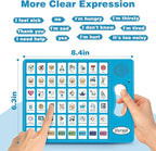 Joyreal AAC Device for Autism, Non Verbal Communication Tools for Speech Therapy & Stroke Rehab. Speech Communication Tablet, Autism Talking Aids with 8 Programmable Buttons & Adjustable Volume
