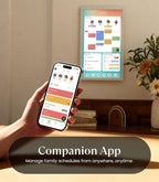 Cozyla Mate Calendar+ 2: 24" Digital Calendar Wall Touch Screen Chore Chart Customizable Dashboard Smart Electronic Display for Family Schedules Meal Plan All App Support Wall Mount Planner for 2026