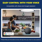 Lightinginside Smart Light Bulbs 6 Pack, Smart Bulb Works with Alexa/Google Home/Smart Life, CRI>90, RGBCW Color Changing LED Light Bulbs, 2.4G WiFi Bluetooth A19 E26 Bulb, No Hub Required, ETL Listed